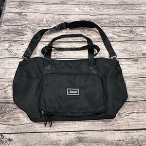 NWT Foldie 4.0 Original Black Expandable, Foldable Travel Duffel Bag